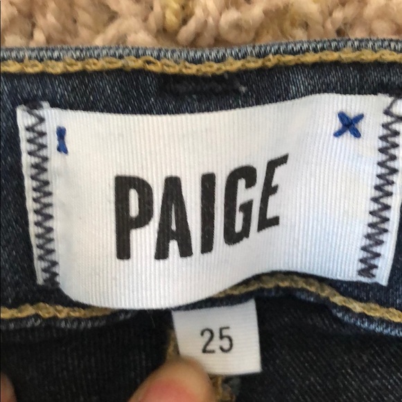 Paige denim jeans stretchy skinny leg sz25 - Picture 2 of 3